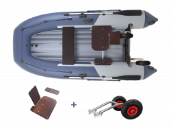 Комплект надувная лодка НДНД Grouper 310 с сиденьем "Сикосари"