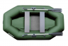 Надувная лодка пвх FORT boat 260 зеленая - вид сверху